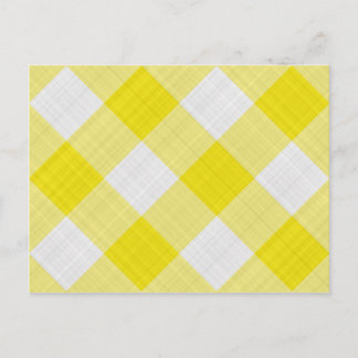 gelbes Tischtuch Postkarte