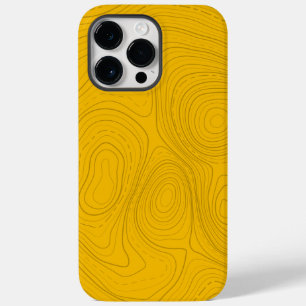 Gelbes Topo 01 Case-Mate iPhone 14 Pro Max Hülle