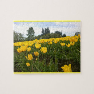 Gelbes Tulip Feld, Oregon Puzzle