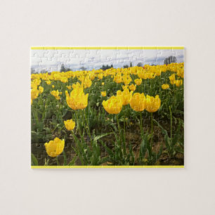 Gelbes Tulip Feld, Oregon Puzzle