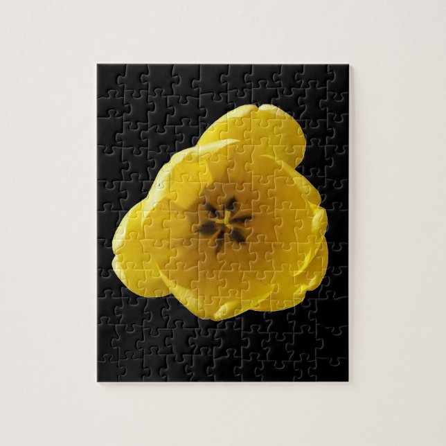 Gelbes Tulpenrätsel Puzzle (Vertikal)