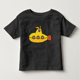 Gelbes U-Boot Kleinkind T-shirt