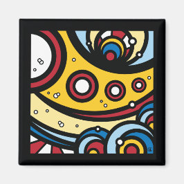 Gelbes U-Boot Magnet