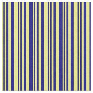 Gelbes und blaues Farbmuster von Streifen Stoff