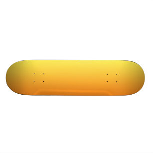 Gelbes und orange Ombre Skateboard