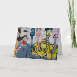 Gelbes Unterseeboot Karte