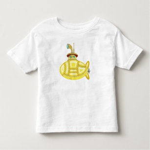 Gelbes Unterseeboot Kleinkind T-shirt