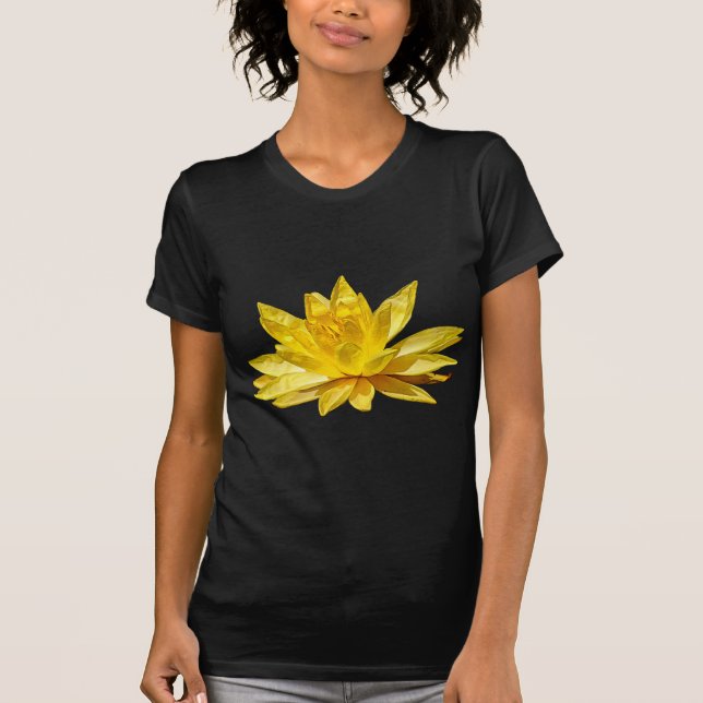 Gelbes Wasser Lilly T-Shirt (Vorderseite)