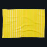 Gelbes weißes Streifen-Template Eleganter Trend-Fa Geschirrtuch<br><div class="desc">Gelbe weiß gestreifte Vorlage Eleganter Trend Farben Dekorative Moderne Küchentücher.</div>