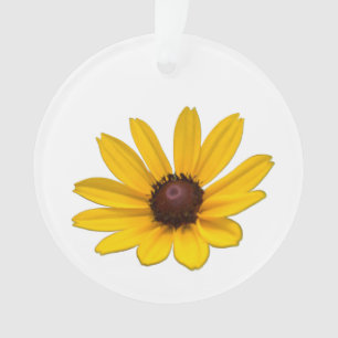 Gelbes Wildblumen-Ornament Ornament