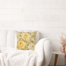 Gelbes Wildblumenwiesen-Cottagecore-Florales