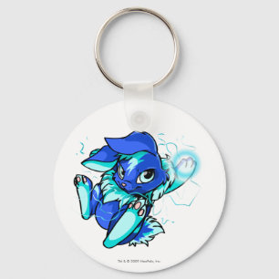 Gelbes Zybsonn mit Sternen Schlüsselanhänger