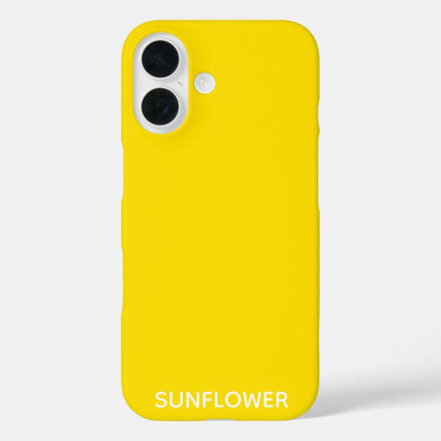 Gelbfarbener Name der Sonnenblume Case-Mate iPhone Hülle (Rückseite)