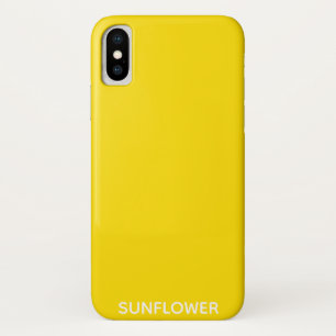 Gelbfarbener Name der Sonnenblume Case-Mate iPhone Hülle