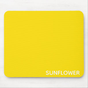 Gelbfarbener Name der Sonnenblume Mousepad