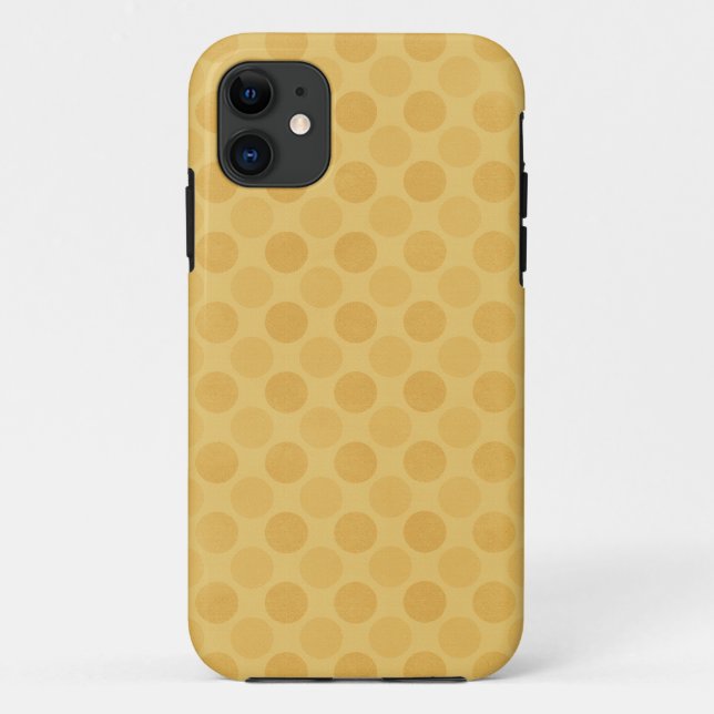 Gelbfärbtes Kreislaufmuster grün Case-Mate iPhone Hülle (Rückseite)