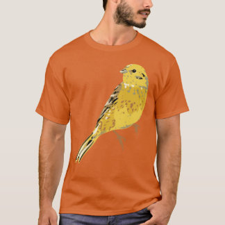 Gelbfink-Vogel-Illustration Oversized T-Shirt