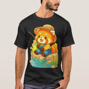 Gelbflossenthun Cartoon-Stil T-Shirt