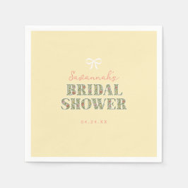 Gelbgarten Brautparty Serviette