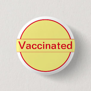Gelbgelbe und weißer Knopf Button