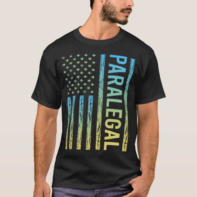 Gelbgelber Paralegal T-Shirt (Vorderseite)