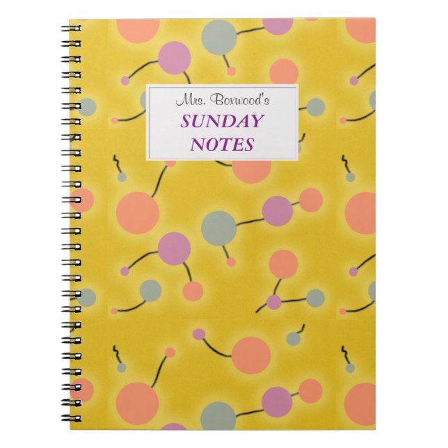 Gelbgelbes gelbes gelbes gelbes gelbes gelbes gelb notizblock (Vorderseite)