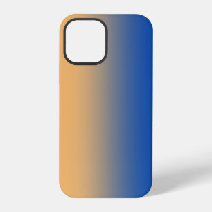 Gelbgelbes Orangenblau mit weichem Ton iPhone 12 Pro Hülle