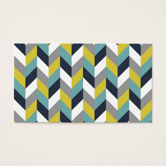 Gelbgraugrüne Blaue Navy Herringbone Zickzack