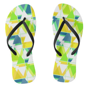 Gelbgrün abstrakt flip flops