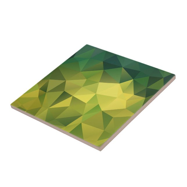 Gelbgrün Fliese (Seite)