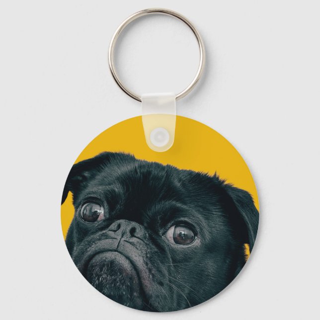 Gelbhund Schlüsselanhänger (Vorderseite)
