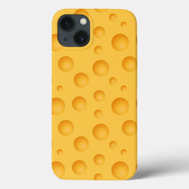 Gelbkäse-Muster Case-Mate iPhone Hülle (Rückseite)