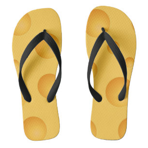 Gelbkäse-Muster Flip Flops