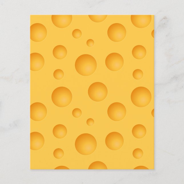 Gelbkäse-Muster Flyer (Vorne)