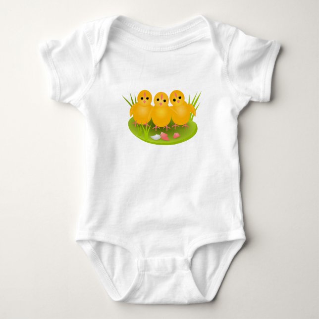 Gelbkiche Baby Strampler (Vorderseite)