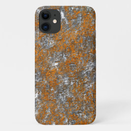 Gelblich-orange auf weißlich-grauem Kratzer Case-Mate iPhone Hülle