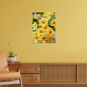 Gelblila-Blume Poster