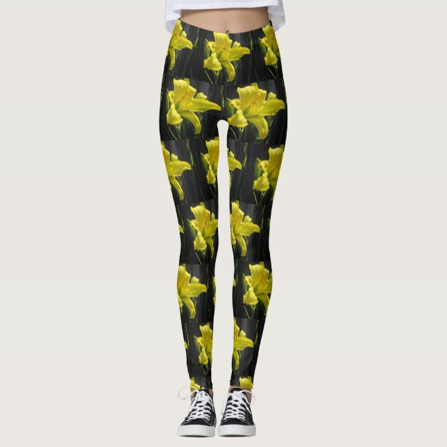 Gelblilie Leggings (Vorderseite)