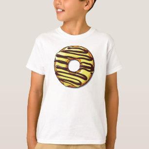 Gelbnuss, Doughnut, Schokolade, Icing, Zuckerguss T-Shirt