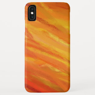 Gelborange Abstrakte Kunstmalerei Case-Mate iPhone Hülle