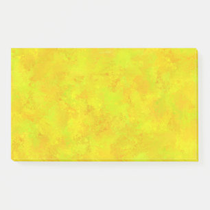 Gelborange Abstraktes Muster Post-it Klebezettel