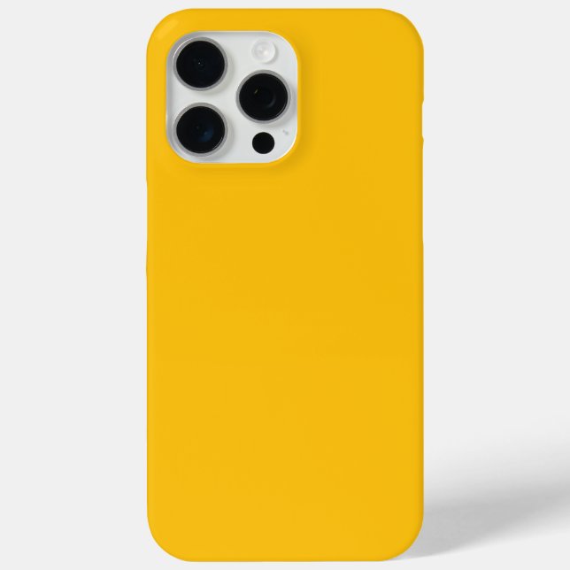 Gelborange Case-Mate iPhone Hülle (Rückseite)