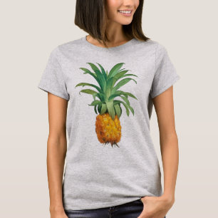Gelborange-Grüne Ananas T-Shirt