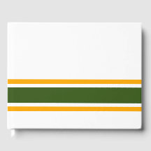 Gelborange Streifen auf weißen Streifen mit grün-g