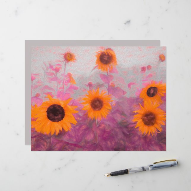 Gelborngelb-Lila Herbst (Vorderseite/Rückseite Beispiel)