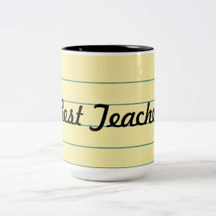 Gelbpapier Zweifarbige Tasse