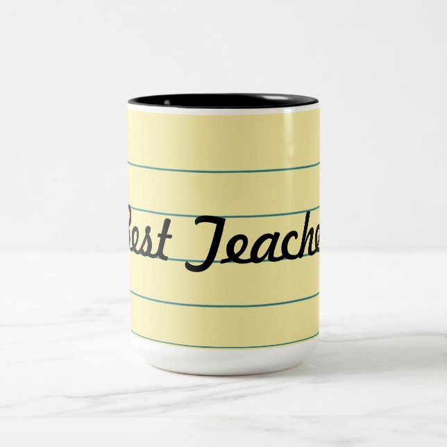Gelbpapier Zweifarbige Tasse (Mittel)