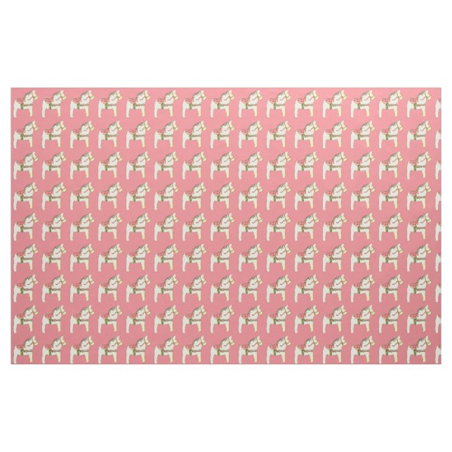 Gelbpferde mit Rose Stoff (Yard (91,4 cm))