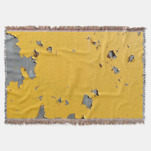 Gelbrisches Metall: schmutzige Textur. Decke