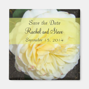 Gelbrosa Save the Date Magnet